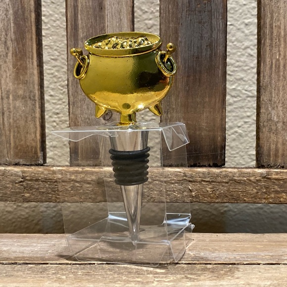 Halloween Witches Cauldron Wine Bottle Stopper, Cauldron Wine Bottle Stopper - Picture 10 of 16